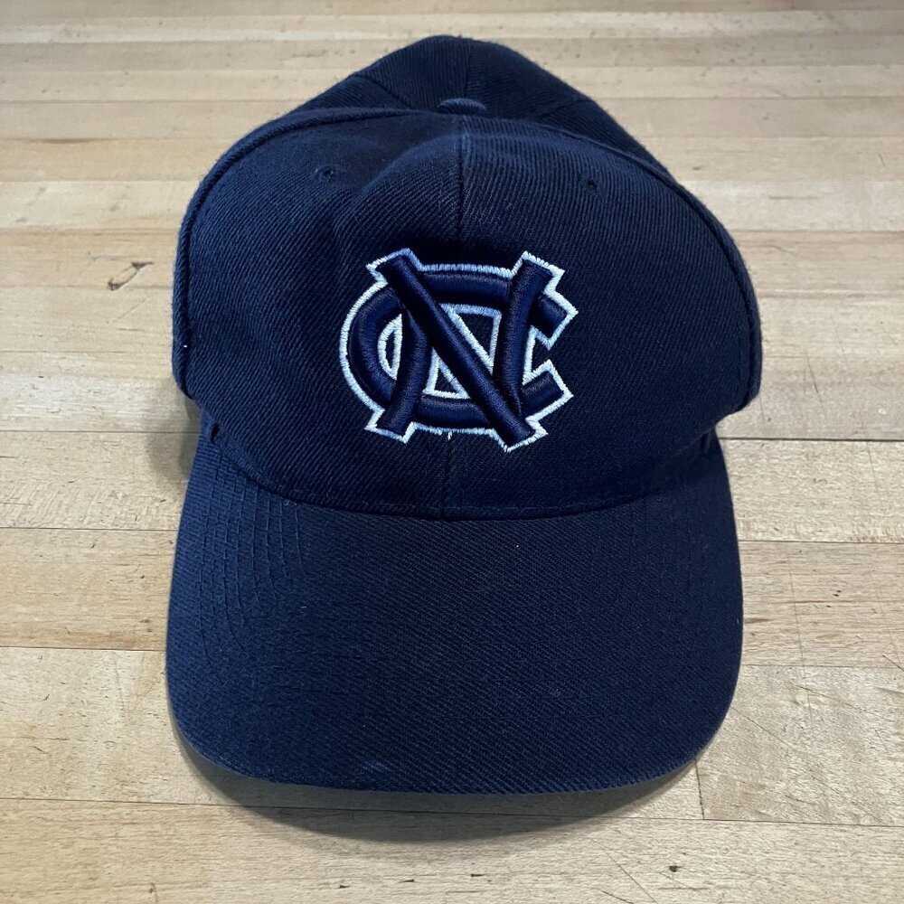 Otto Cap Mens Vintage North Carolina Tar Heels 90s Snapback Hat OS Blue SP EXC